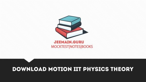 Download Motion IIT physics Theory